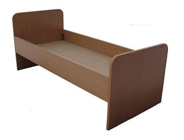 Кровать детская низ ЛДСП на металлической раме